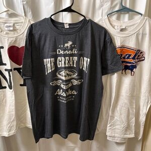 Men's Alaska And New York Graphic T- Shirts